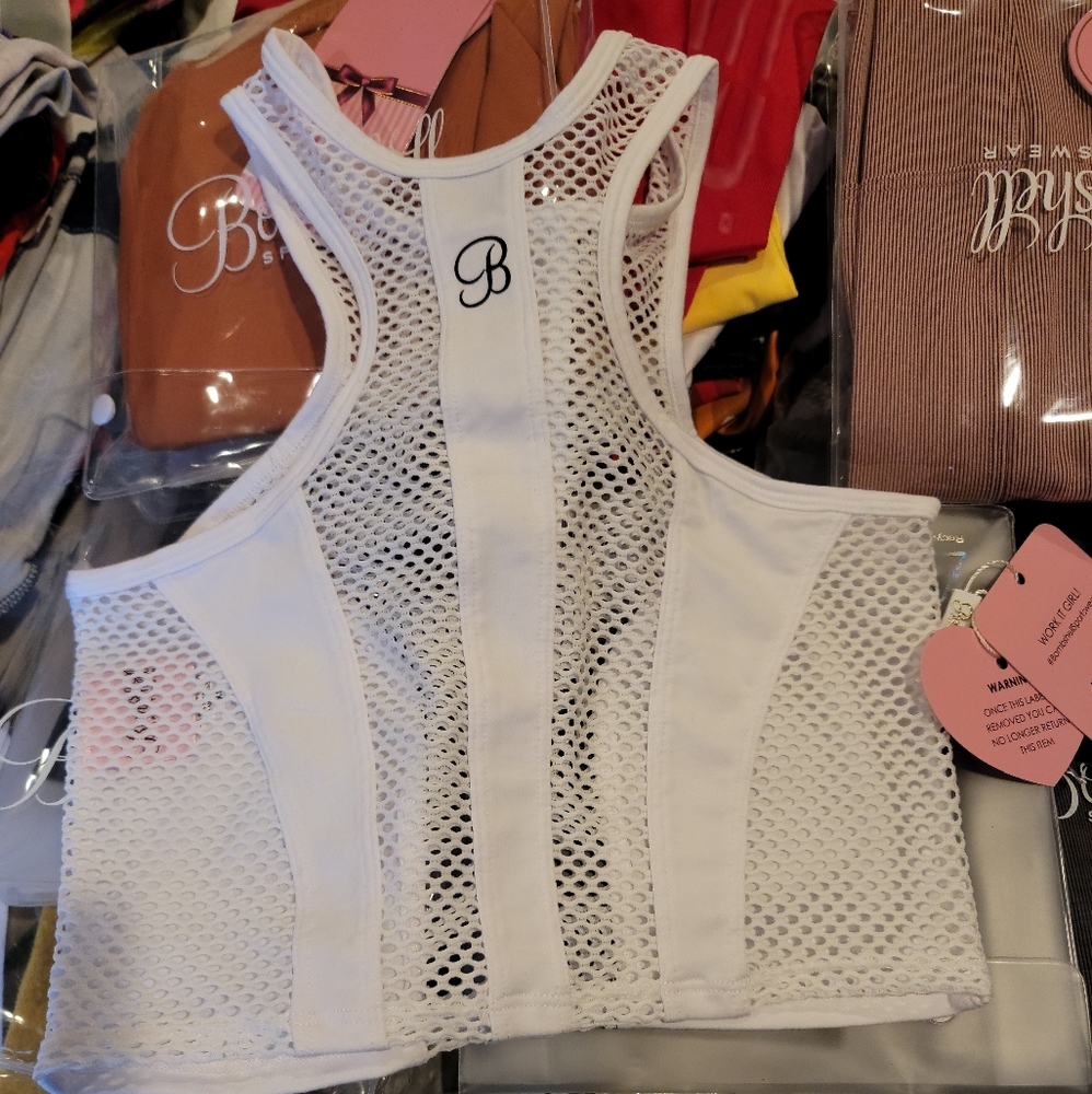 White bombshell Sportwear top - Picture 3 of 7